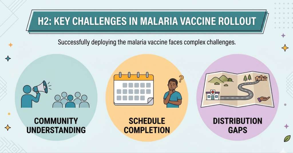 key challenges in malaria vaccine rollout