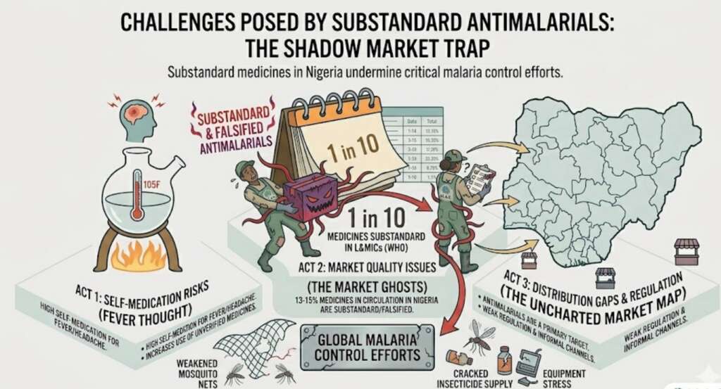 Challenges of substandard antimalaria drugs